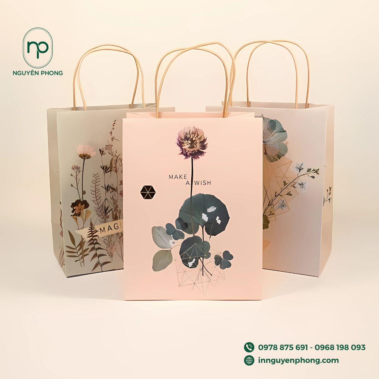 Mẫu túi giấy kraft tại Tp. HCM